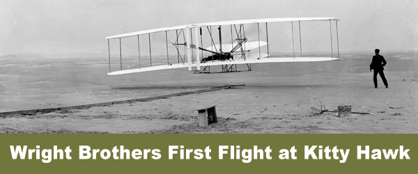 Wright Brothers First Flight at Kitty Hawk