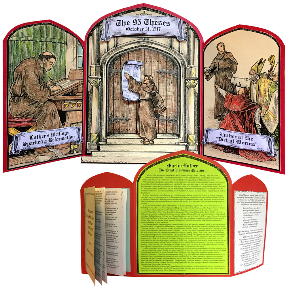 Martin Luther's 95 Theses File Folder Project Home School in the