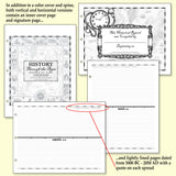 “Record of Time” Printable Timeline Notebook