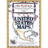 Olde World Style United States Maps