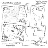 U.S. State, National, and Historical Maps