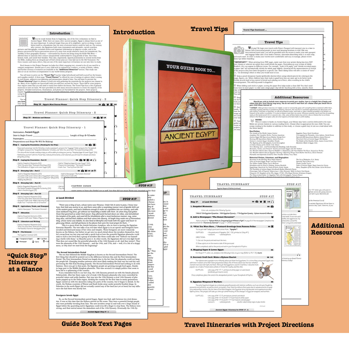 Project Passport: Ancient Egypt World History Study – Home School in the  Woods Publishing