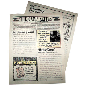 "The Camp Kettle" American Civil War Creative Writing Newspaper