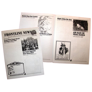 "Frontline News" World War II Creative Writing Newspaper