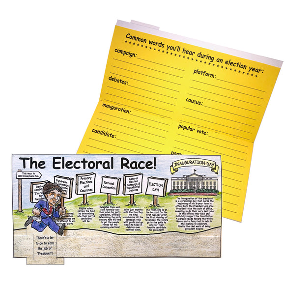 ALC-1067: The Electoral Race! Lap Book Project
