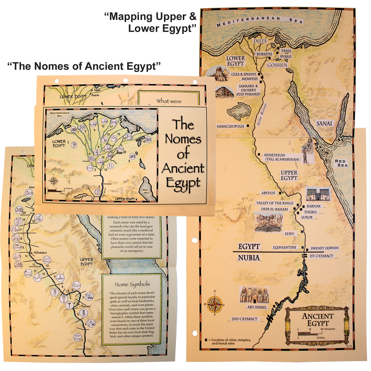 Mapping Ancient Egypt Notebook Projects – Home School in the Woods ...