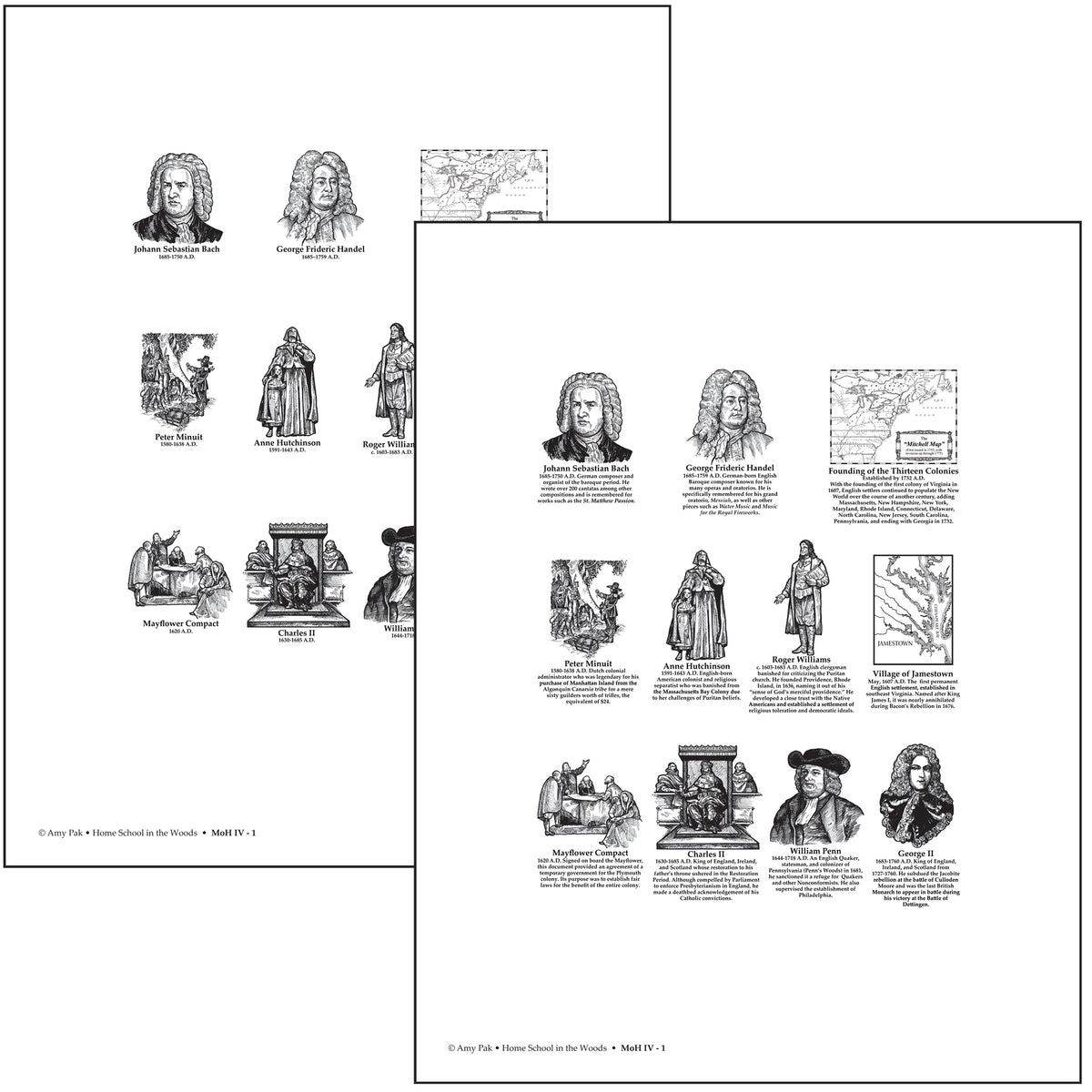 The Mystery of History IV (MOH IV) Timeline Figures – Home School in ...
