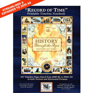“Record of Time” Printable Timeline Notebook