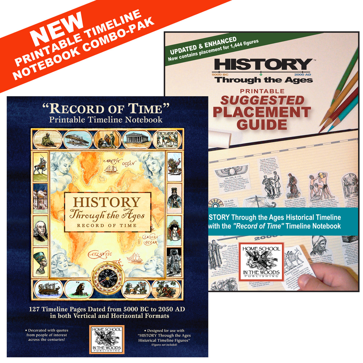 Printable Timeline Notebook Combo-Pak – Home School in the Woods Publishing