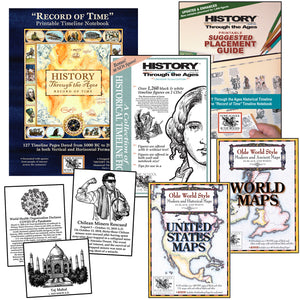 Online Convention Season Special: “When & Where” Timelines and Maps Bundle (Retail Value: $165.60*)