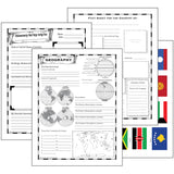 World Geography Notebooking Pages